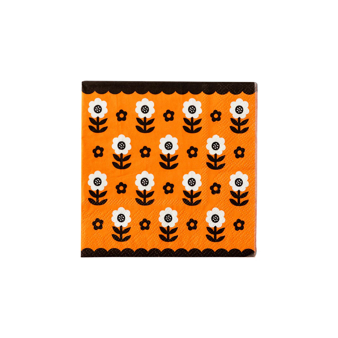 Folksy flower napkins