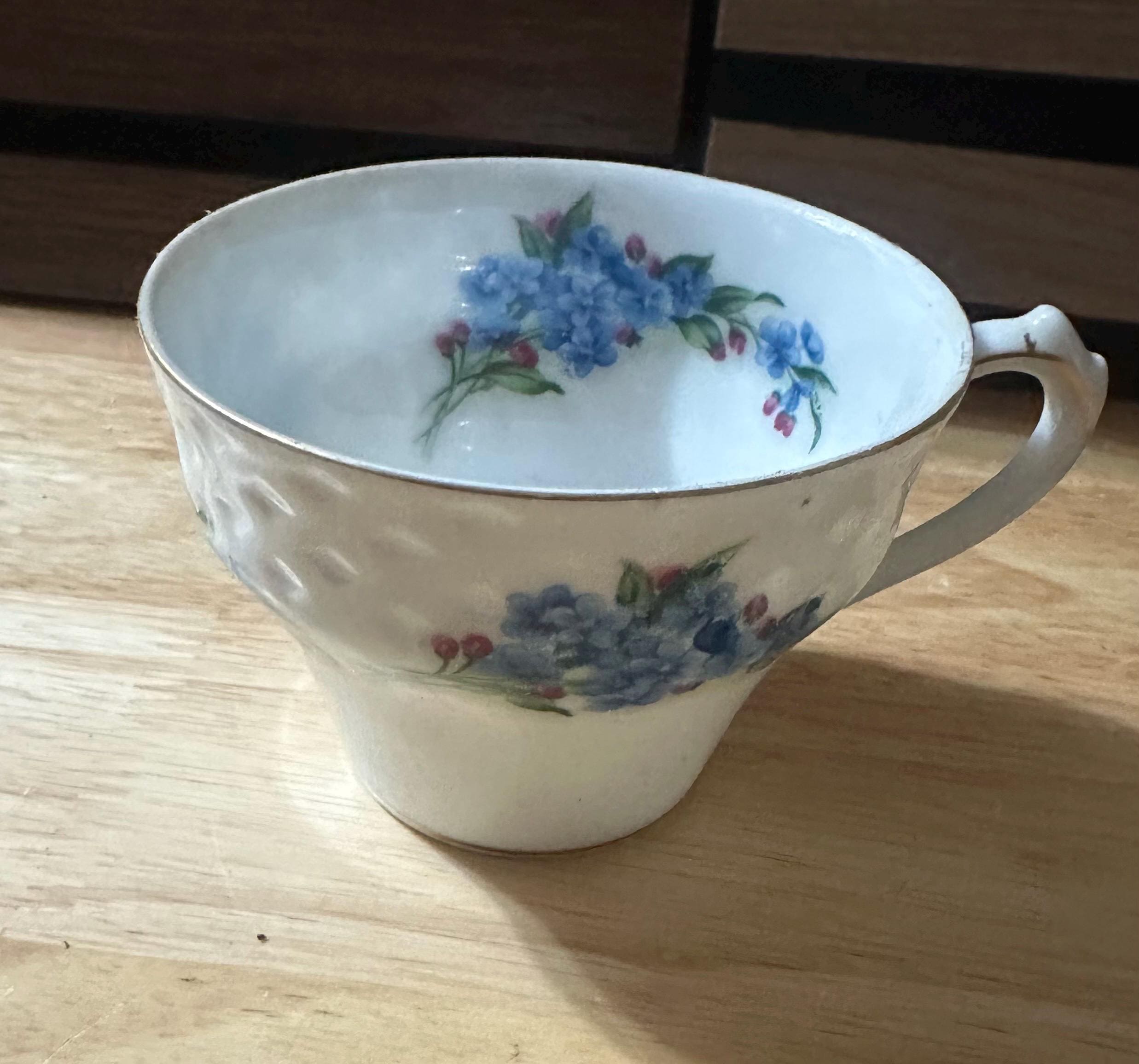 Forget me not  vintage  China teacup