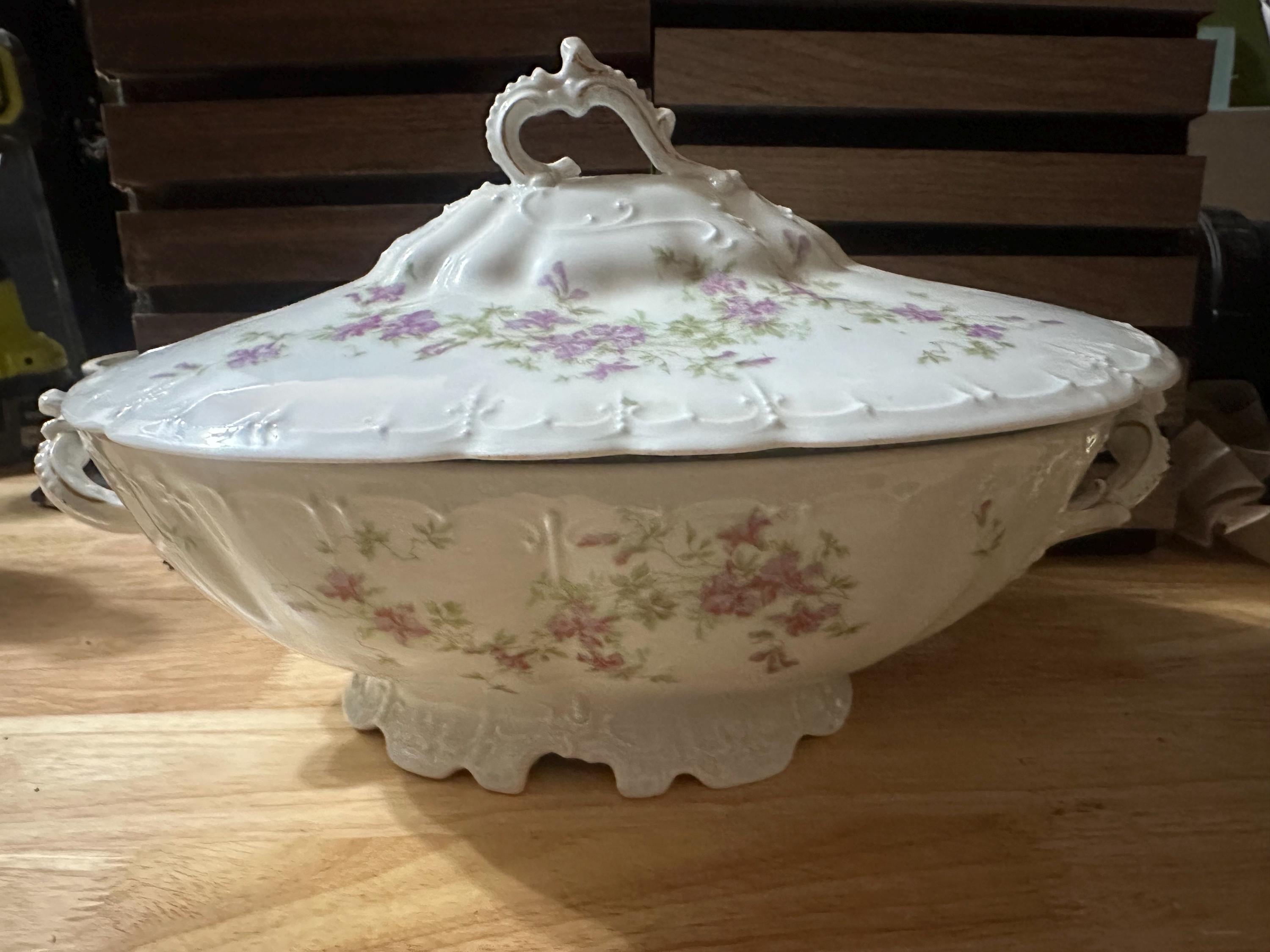 Hapsburg China Round Porcelain Serving dish/lid